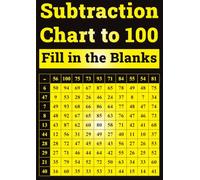 Subtraction Chart to 100: Fill in the Blanks