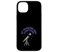 Suburban Stargazing Telescope Astronomía Nerd Noche Estrellada Carcasa para iPhone 14 Plus
