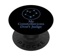 Suburban Stargazing Telescope Astronomía Nerd Noche Estrellada PopSockets PopGrip Adhesivo