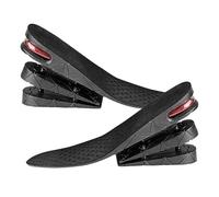 Subvención de mejora de altura para hombres, inserciones de altura de zapatos para hombres - Inserciones de talón acolchado de 3 capas ajustables,Elevación del talón invisible de 2,56 pulgadas de