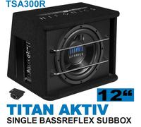 Subwoofer activo Bass Reflex Hifonics TSA300R de 11 13/16 pulgadas (12...