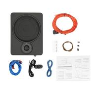 Subwoofer activo para debajo del asiento y subwoofer de coche de 8 pulgadas, subwoofer activo ultracompacto, modo dual, efectos de sonido ajustables, para coches, camiones y jeeps