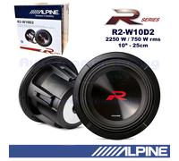 Subwoofer ALPINE R2-W10D2 10" 25Cm 2250W 750Wrms Doble Bobina 2+2 Ohm