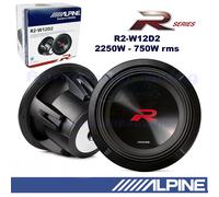 Alpine R2-W12D2 30 cm (12 pulgadas) R2-Series DVC Subwoofer 2250 vatios de po...