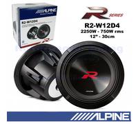 Subwoofer ALPINE R2-W12D4 12" 30Cm 2250W 750Wrms Doble Bobina 4+4 Ohm