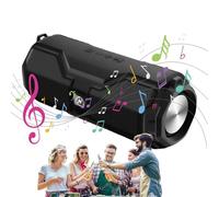 Subwoofer con altavoz inalámbrico,Altavoces inalámbricos para fiestas | Altavoz de fiesta inalámbrico de sonido grande y potente,Boombox portátil y compacto con altavoz de viaje para ducha, es
