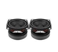 Subwoofer con un Cono de Fibra de Poliamida aromát Paquete de 2 minialtavoces DIY de 53 mm de Rango Completo, 4 ohmios, 15 W, for Cine en casa de estantería