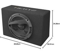 Subwoofer Hertz Dbx 30.3 Sub Caja en el Cajón Cerrada para Coche 30 CM 1000W+