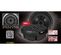 Subwoofer de rueda de repuesto ESX V1100A 28 cm (11”) ACTIVO para el hueco de...