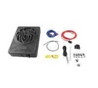 subwoofer debajo del asiento para automóvil subwoofer activo delgado de 800 vatios y 10 pulgadas con amplificador incorporado luz ambiental 7 opciones de color control de (Aplicación arcoiris)