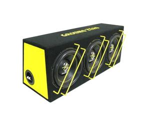 Subwoofer Ground Zero gzib 3.2500spl 2100 W SPL altavoz Box Triple 25 Sub coche