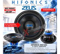 Hifonics ZXE12S4 Subwoofer 30CM (12") 600 Vatios, 4 Ohm, Zeus Zxe Serie Woofer