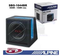 Subwoofer Pasivo Bass Reflex Alpine SBG-1044BR En Caja De 25 Cm (10'') 500W