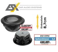 Subwoofer plano de gama alta ESX VXP84 VISION 20 cm (8”) 600 vatios