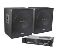 Subwoofer Vonyx Pro Sub 18 2000W RMS Speakon Jack Pinza Cable 10m