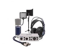 SubZero Home Studio Paquete De Grabacion Interfaz de audio USB con micrófono para PC y Mac