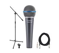 SubZero SZM-11B Dynamic Vocal Microphone Boom Stand Pack