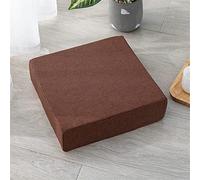 SUCADA Cojín de Asiento de Espuma viscoelástica para sillón, cojín Elevador Antideslizante, cómodo cojín de Asiento para Silla para Exteriores, Interiores, Coche, Oficina, sofá (50 x 50 x 8 cm, CAF