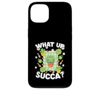 Succa Kawaii Succulent Funny What Up Carcasa para iPhone 13