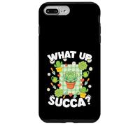 Succa Kawaii Succulent Funny What Up Carcasa para iPhone 7 Plus/8 Plus