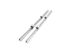SucceBuy - 2 rieles de guía lineal SBR12, SBR16, SBR20 y SBR25 de 800-2200 mm y 4 bloques de rodamiento UU de movimiento suave for fresadoras de bricolaje, piezas CNC(SBR20 1800MM)