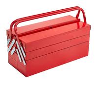 VEVOR Caja de Herramienta Plegable 457,2x200x215 mm 3 Niveles 5 Bandejas con Asa