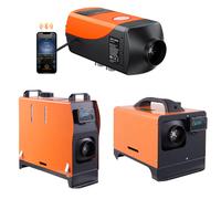 SucceBuy Calentador de aire diésel de 8KW Calentador diésel todo en uno Bluetooth con calentador de estacionamiento portátil LCD para remolque Camper Van Barco