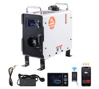 SucceBuy Calentador diésel de 2/8KW 12V/24V Calentador de aire diésel todo en uno con pantalla Bluetooth y alarma de CO apto para vehículos al aire libre 2KW