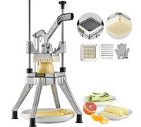 SucceBuy-cortador de alimentos profesional de alta resistencia, cortador de patatas fritas Kattex, rebanador de cebolla de acero inoxidable, comercial, frutas y verduras 12 inch