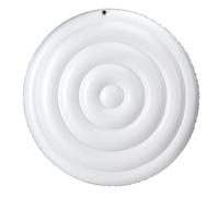 SucceBuy Cubierta Inflable para Jacuzzi de Exterior 1645 x 230 mm Cubierta Protectora Redonda de Bañera Resistente a la Intemperie Funda para Piscinas de PVC Engrosado Espesor de 0,25 mm, Blanco 4.5FT