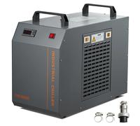 SucceBuy-enfriador de agua Industrial CW-5200/CW-5202 y compresor incorporado, capacidad de tanque de agua de 7L para máquina de grabado láser CO2 CW-5202 18L-min