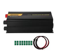 SucceBuy Inversor de corriente 6000W Convertidor de coche inversor de onda sinusoidal modificada, control remoto con pantalla LCD para viajes en barco, camión RV 6000W DC 12V-AC 230V