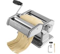 SucceBuy-Juego de máquina Manual para hacer Pasta, rebanador de acero inoxidable, cortador de rodillos de fideos frescos, electrodoméstico