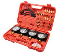 SucceBuy Kit de herramientas de sincronización de carburador de vacío de combustible, sincronizador de carburador de vacío de combustible, juego de medidores de sincronización de carb con manguera de