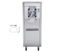 SucceBuy Máquina para hacer helados para uso comercial produce 18 L por hora 1780 W 6 L Pantalla LED Función de limpieza y preenfriamiento automático 6L