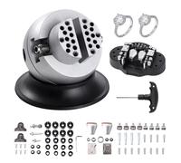 SucceBuy-morsa de bola de 3 "y 5", herramienta de ajuste de grabado, bloque de grabado de rotación estándar, accesorio de tornillo de banco, herramientas de bloque de grabado de joyería 5in 69PCs