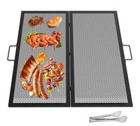 SucceBuy Rejilla de cocina Rejilla plegable cuadrada/rectangular para fogones de 30/36 pulgadas con mango portátil y acero sólido 36 x 36 in