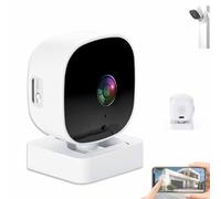 Succeedto Crystal Clear 2k Security Camera, Wireless Window Cameras for Home Security Indoor, Color Night Vision, 24/7 Recording & Smart Alerts Easy Install (1 pcs)