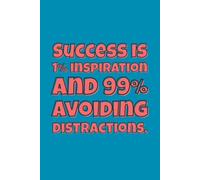 “Success is …” Lined Notebook 6x9: Funny Quote Notebook for Study, Note Taking, Writing, Work | Humorous Mental Health Lined Journal | Gag Gift for Friends, Coworkers, Women, Men