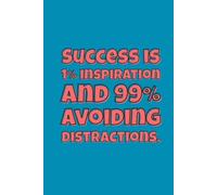 “Success is …” Lined Notebook 6x9: Funny Quote Notebook for Study, Note Taking, Writing, Work | Humorous Mental Health Lined Journal | Gag Gift for Friends, Coworkers, Women, Men
