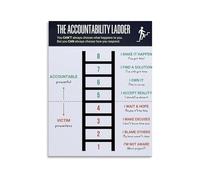 Success Mindset Chart Metal Sign Motivational Office Decor Accountability Growth Steps for Leadership Team Building 8 X 12 in