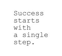 Success Starts with a Single Step - A Motivational Notebook: A Journal for Goal-Setting, Growth, and Taking Action