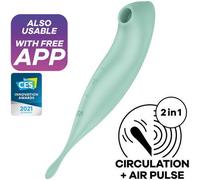 Succionador con vibración Twirling Pro - Verde