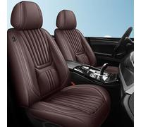 Succpov Fundas de asiento de coche de ajuste universal para Land Rover, Range Rover, Evoque, Van, Range Rover, Sport, Range Rover, Velar, fundas de cojín de piel de napa, 5 asientos, juego de