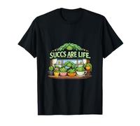 Succs Are Life Plant Parent Cottagecore - Arte suculento Camiseta