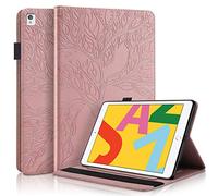Succtop Coque iPad 2019 10.2 Pouce Etui iPad Pro/iPad Air 3 10.5 Pouce Housse Cuir PU Flip Cover Portefeuille Stand Coque Etui pour iPad 7a Generation/iPad Pro 10.5"/iPad Air 3 Or Rose