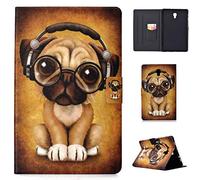Succtop Funda Galaxy Tab A 10.5 Pulgada Cuero PU Case Stand Billetera Flip Cover Función Automático Sleep/Wake Carcasa Tablet para Samsung Galaxy Tab A 10.5" 2018 SM-T590/SM-T595 Cane
