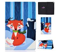 Succtop Funda Galaxy Tab S5e 10.5 Pulgada Carcasa Cuero PU Flip Billetera Caso Stand Cover con Función de Reposo/Activación Automático para Samsung Galaxy Tab S5e 10.5" SM-T720 SM-T725 Volpe Rossa