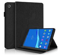 Succtop Funda Lenovo Tab M10 Plus 10.3 Pulgadas Cuero PU Folio Estar Funda Titular Pluma Billetera Tableta Carcasa Tableta Funda Lenovo Tab M10 Plus 10.3 (2.a Generación) TB-X606F TB-X606X Negro