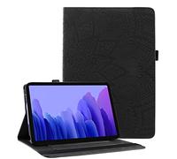 Succtop Funda para Galaxy Tab A7 10.4 Pulgadas 2020, Folio Flip Carcasa Cuero PU Titular de la Pluma Standing Billetera Cover Protectora Tablet Samsung Galaxy Tab A7 T500/T505/T507, Negro